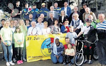 Gruppenbild - Teilnehmer des Melsunger Sommers 2015 Foto: privat